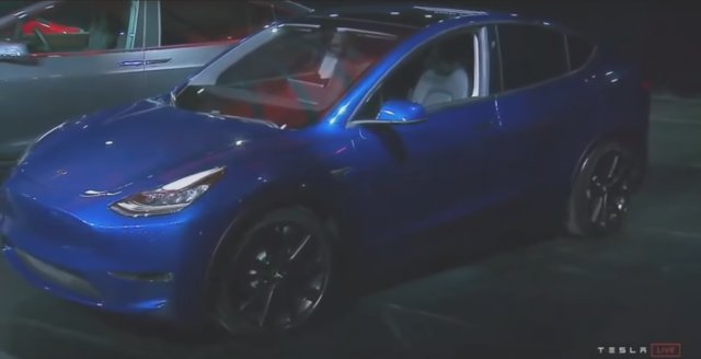 Tesla Model Y Bild: Tesla Livestream